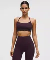Lululemon Flow Y Bra Light Support, C/d Cup In Purple