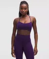 Lululemon Flow Y Bra Nulu In Blue