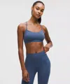 Lululemon Flow Y Bra Nulu In Blue