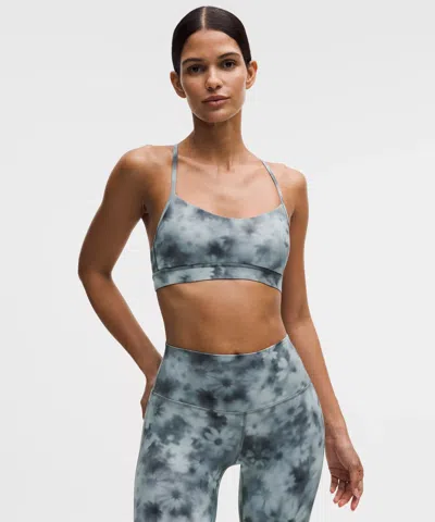 Lululemon Flow Y Bra Nulu In Blue