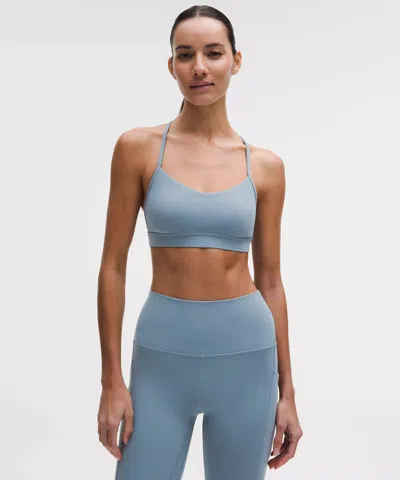 Lululemon Flow Y Bra Nulu In Blue