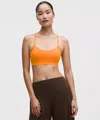 Lululemon Flow Y Bra Nulu In Blue