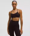 Lululemon Flow Y Bra Nulu In Brown