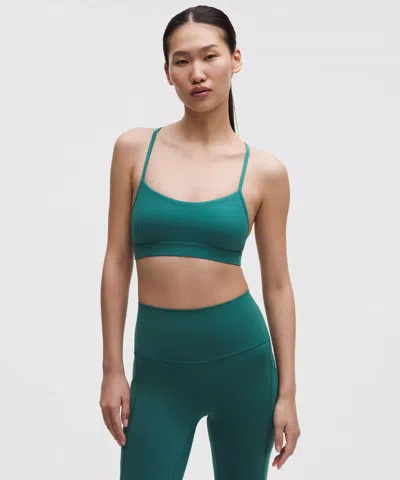 Lululemon Flow Y Bra Nulu In Green