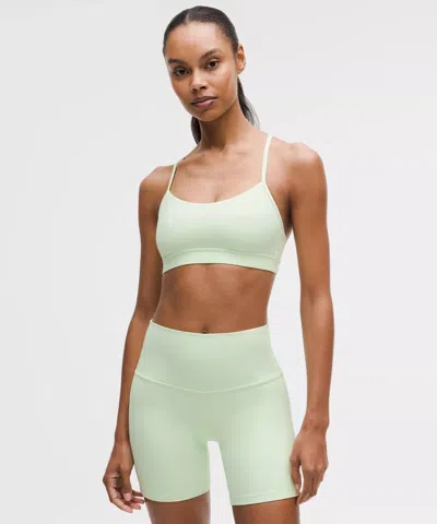 Lululemon Flow Y Bra Nulu In Green