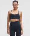 Lululemon Flow Y Bra Nulu Light Support, A–c Cups In Blue