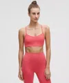 Lululemon Flow Y Bra Nulu Light Support, A–c Cups In Gray