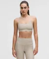 Lululemon Flow Y Bra Nulu Light Support, A–c Cups In Neutral