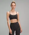 Lululemon Flow Y Bra Nulu Light Support, A–c Cups In Black