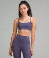 Lululemon Flow Y Bra Nulu Light Support, A-c Cups In Pink