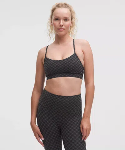 Lululemon Flow Y Bra Nulu Light Support, A–c Cups In Black