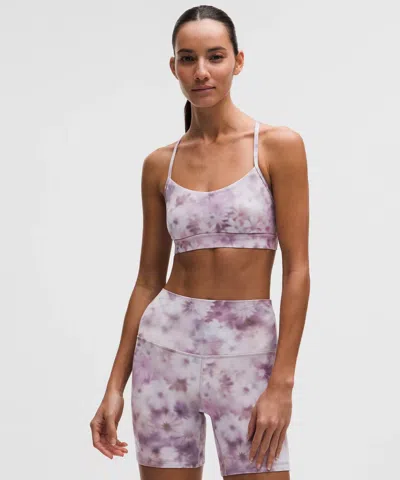 Lululemon Flow Y Bra Nulu In Pink