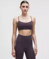 Lululemon Flow Y Bra Nulu In Purple