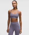 Lululemon Flow Y Bra Nulu In Purple