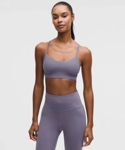 Lululemon Flow Y Bra Nulu In Purple