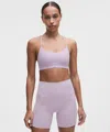 Lululemon Flow Y Bra Nulu In Purple