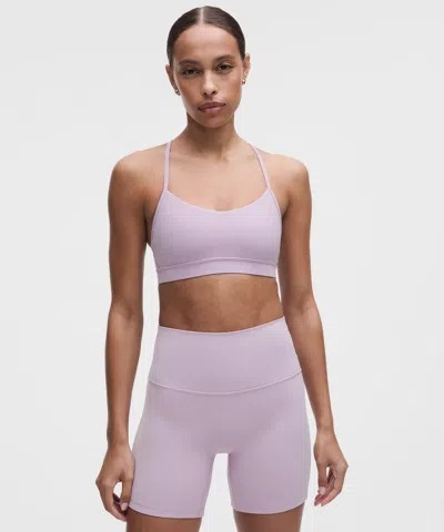 Lululemon Flow Y Bra Nulu In Purple