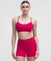 Lululemon Flow Y Bra Nulu In Red