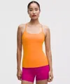 Lululemon Flow Y Tank Top In Orange