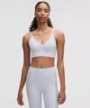 Lululemon Focuser Scoop-neck Bra Nulu Light Support, A/b Cup In Gray
