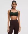 Lululemon Free To Be Bra - Wild Light Support, A/b Cup In Green