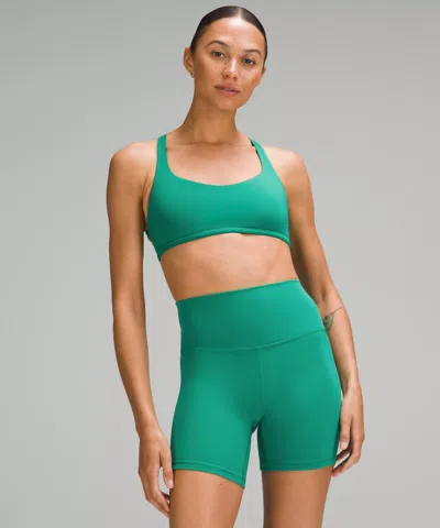 Lululemon Free To Be Bra - Wild Light Support, A/b Cup In Green