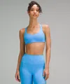 Lululemon Free To Be Bra - Wild Light Support, A/b Cup In Blue