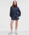 Lululemon French Terry Mid-rise Tennis Short In Blue