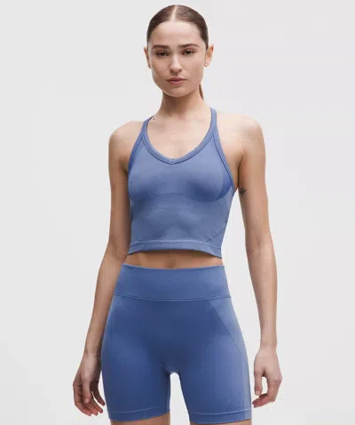 Lululemon Get Low Cross-back Training Tank Top In Blue