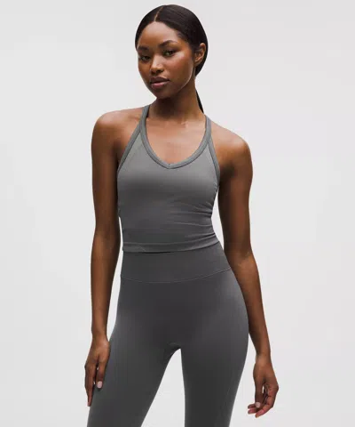 Lululemon Get Low Cross-back Training Tank Top In Gray