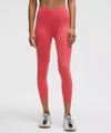Lululemon Glow Up™ Super-high-rise Crop 23" In Red
