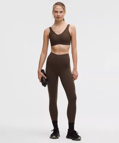 Lululemon Glow Up™ Super-high-rise Tight 25" In Brown