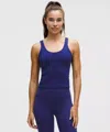 Lululemon Glow Up™ Tank Top In Blue