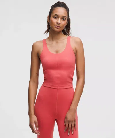 Lululemon Glow Up™ Tank Top Medium Support, B/c Cup In Pink