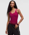 Lululemon Glow Up™ Tank Top Medium Support, B/c Cup In Pink