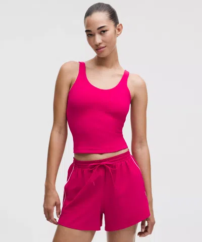 Lululemon Glow Up™ Tank Top Medium Support, B/c Cup In Pink