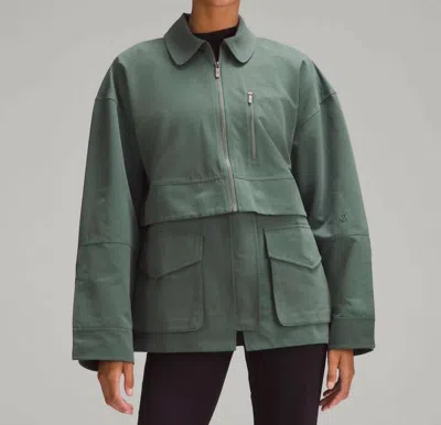 Lululemon Glyde 2-in-1 Adaptable Jacket In Dark Forest In Green