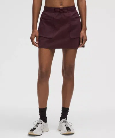 Lululemon Glyde Cargo Mid-rise Hiking Tennis Skirt