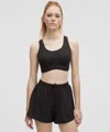 Lululemon Go Further Bra With Support Code Technology High Impact, C/d Cup In Black