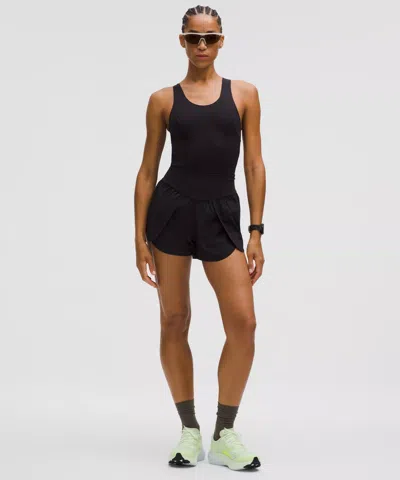 Lululemon Go Further Split-short Runsie 3" In Brown