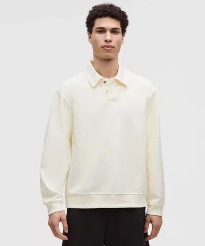 Lululemon Grand Standard Long-sleeve Polo In Neutral
