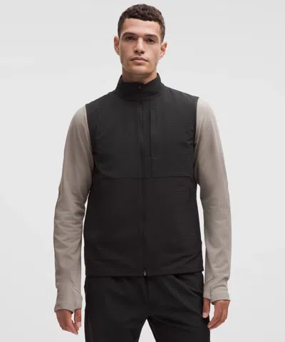 Lululemon Grid Fleece Full-zip Vest In Black