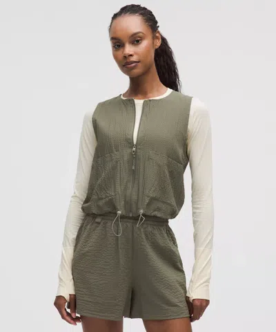 Lululemon Grid-texture Hiking Cargo Vest