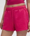 Lululemon Grid-texture Relaxed High-rise Hiking Shorts 4"