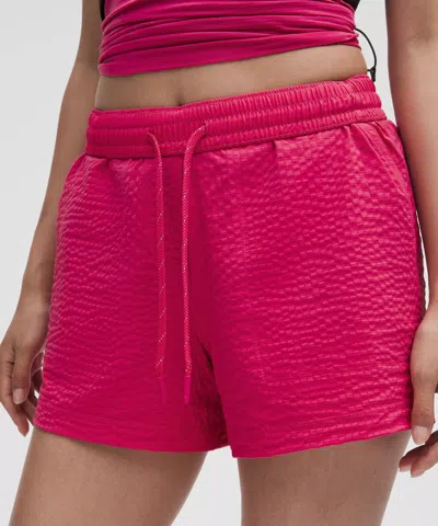 Lululemon Grid-texture Relaxed High-rise Hiking Shorts 4"