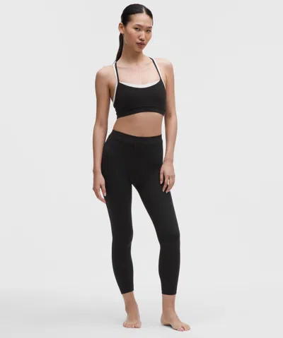 Lululemon Groove Drawcord High-rise Tight 25" In Black