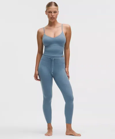 Lululemon Groove Drawcord High-rise Tight 25" In Blue
