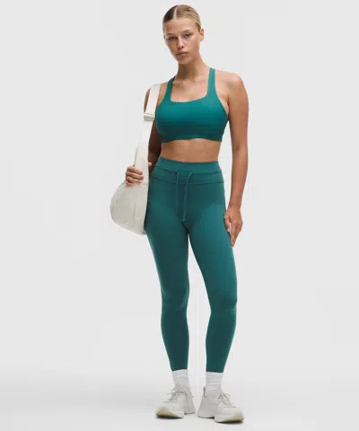 Lululemon Groove Drawcord High-rise Tight 25" In Green