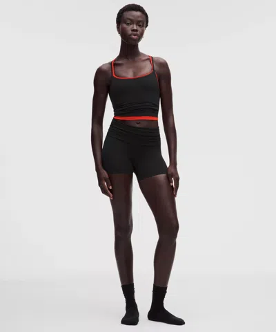 Lululemon Groove Foldover Mid-rise Short 4"