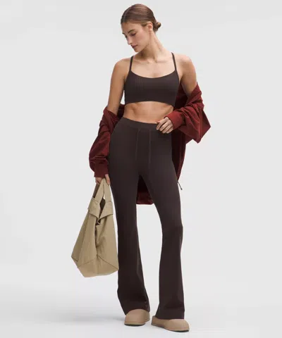 Lululemon Groove High-rise Flared Pant In Black